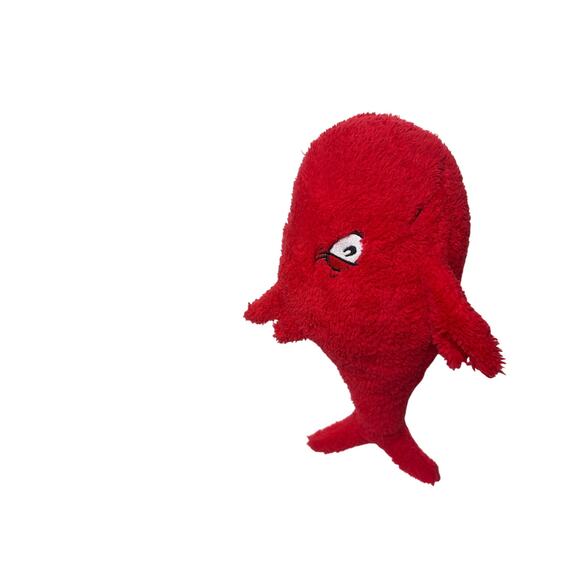 Kohl's Cares Dr Seuss Red Fish & Mr Brown Can moo Bull Stuffed Toy Plush Lot EUC - Picture 5 of 12